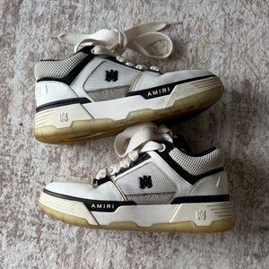 AMIRI White and Black Sneakers MA-1